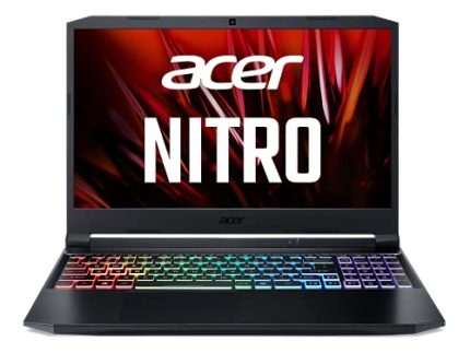 Acer Nitro 5 AN515-57 Intel Core i7-11800H 15.6″(39.6cm) FHD 144Hz IPS Display Gaming Laptop (NVIDIA GeForce RTX 3050 Ti Graphics, 16GB DDR4, Windows 10 Home, 256GB SSD+1TB HDD), 2.4kg