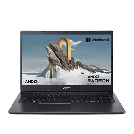 Acer Aspire 3 AMD A3020e Dual Core Processor (4GB RAM/256GB SSD/Windows 11 Home/ AMD Radeon Graphics/Black/1.9 Kg) A314-22 with 14 inches (35.5 cm) HD Laptop