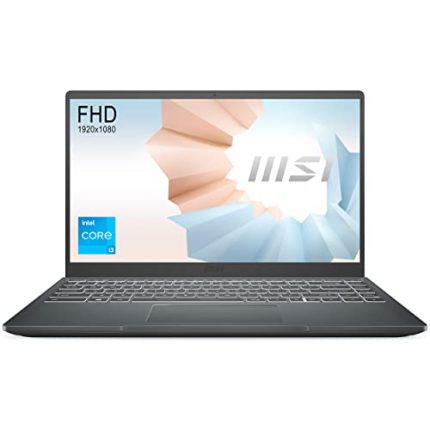 MSI Modern 14, Intel i5-1155G7, 14″(35cm) FHD IPS-Level 60Hz Panel Laptop (8GB/512GB NVMe SSD/Windows 10 Home/Intel UHD Graphics/Carbon Grey/1.3Kg), B11MOU-861IN