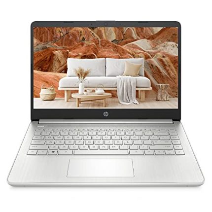 HP 14s, 5th Gen AMD Ryzen 3- 8GB RAM/512GB SSD 14 inches(35cm) Laptop, FHD IPS Micro-Edge Display/ Backlit Keyboard/Alexa/Windows 11/Fast Charge/Radeon Graphics/1.46Kg/Natural Silver -14s-fq1089AU