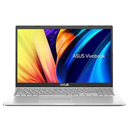 ASUS VivoBook 15, Intel Celeron N4020, 15.6″ (39.62 cm) HD, Thin and Light Laptop (4GB/1TB HDD/Windows 11/FP Sensor/Silver/1.8 kg), X515MA-BR001W