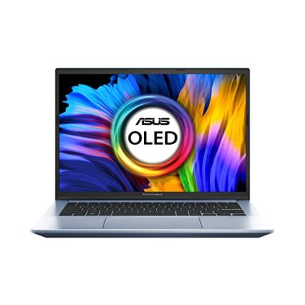 (Renewed) ASUS Vivobook Pro 14 OLED, 14-inch (35.56 cms) 2.8K OLED 16:10 90Hz, AMD Ryzen 5 5600H, Thin and Light Laptop (16GB/512GB SSD/Integrated Graphics/Windows 11/Office 2021/Silver/1.4 kg), M3400QA-KM512WS