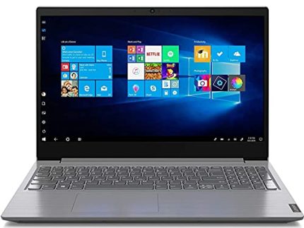 Lenovo V15 (2021) Intel Core i3 10th Gen 39.63cm (15.6″) FHD Thin and Light Laptop (4GB RAM/ 256GB SSD/Windows 10 Home/Microsoft Office Home & Student/Iron Grey/ 1.85 kg), 82C500XYIH