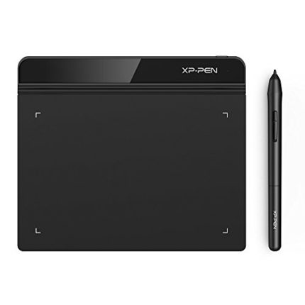 XP-Pen StarG640 Ultra-Thin Graphic Drawing Tablet (6″ x 4″, 8192 Levels of Pressure Sensitivity, Battery-Free Stylus, Black)