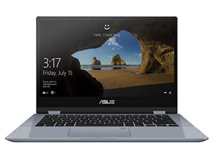 (Renewed) ASUS VivoBook Flip 14 TP412FA-EC372TS Intel 10th Gen Core i3-10110U 14 inches Business, Gaming Laptop (4GB/512GB SSD/Windows 10 Home (64bit)/Integrated UHD Graphics/1.5kg), Galaxy Blue