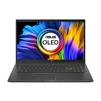 ASUS VivoBook K15 OLED, Intel Core i5-1135G7 11th Gen, 15.6-inch (39.62 cm) FHD OLED, Thin and Light Laptop (16GB/512GB SSD/Office 2019/Windows 10/Iris Xe Graphics/Black/1.8 Kg), K513EA-L512TS