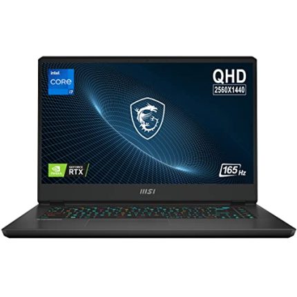 MSI Gaming Vector GP66, Intel 12th Gen. i7-12700H, 15.6″ QHD 165Hz Gaming Laptop (16GB/1TB NVMe SSD/Windows 11 Home/Nvidia RTX 3070Ti 8GB GDDR 6/Black/2.38Kg), 12UGS-234IN