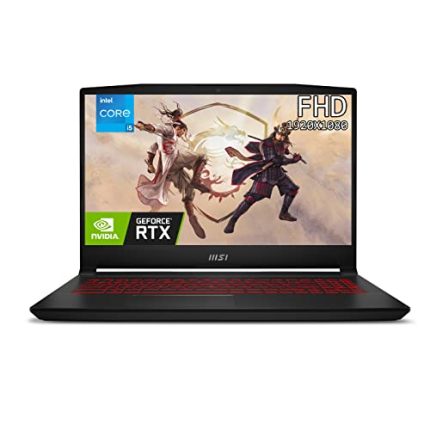 MSI Katana GF66, Intel 12th Gen. i5-12450H, 40CM FHD 144 Hz Gaming Laptop (16GB/512GB NVMe SSD/Windows 11 Home/Nvidia RTX3060 6GB GDDR6/Black/2.25Kg), 12UE-1001IN