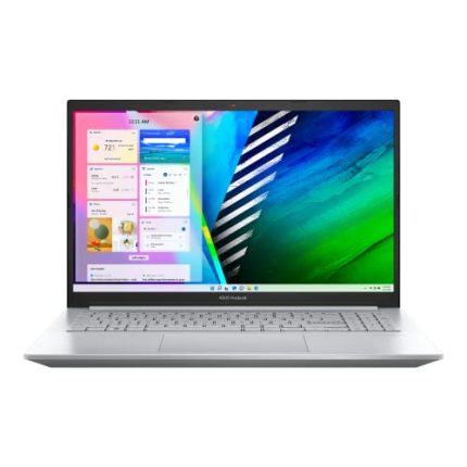 ASUS Vivobook Pro 15 OLED, AMD Ryzen 5 5600H, 15.6″ (39.62 cm) FHD OLED, Thin & Light Laptop (16GB/512GB SSD/4GB RTX 3050/Windows 11/Office 2021/Backlit KB/FP Sensor/Silver/1.65 kg), M3500QC-L1502WS