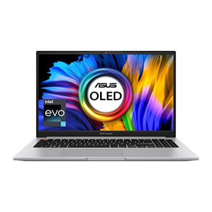 ASUS Vivobook S15 OLED 2022, 15.6″ 39.62 cm FHD OLED, Intel Core Evo i5-12500H 12th Gen, Thin and Light Laptop (16GB/512GB SSD/Iris Xe Graphics/Windows 11/Office 2021/Grey/1.8 kg), K3502ZA-L501WS