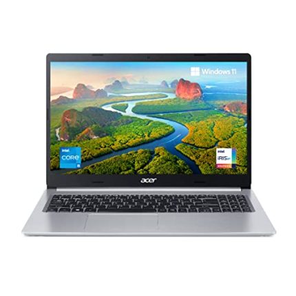 (Renewed) Acer Aspire 5 A515-56(53Y6) Thin and Light Laptop (Silver)| 15.6″ Full HD Display| 11th Gen Intel Core i5-1135G7 Processor| 8GB DDR4| 1TB HDD|HD Webcam| WiFi 6| Windows 11 Home | MS Office