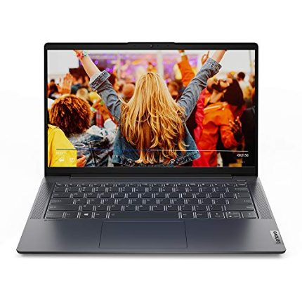 Lenovo IdeaPad Slim 5 AMD Ryzen 7 5700U 14″ (35.56cm) FHD IPS Thin & Light Laptop (8GB/512GB SSD/Windows 10/MS Office/Backlit Keyboard/Fingerprint Reader/Graphite Grey/1.39Kg), 82LM009AIN