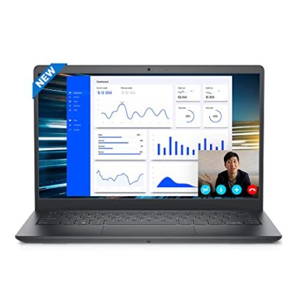 Dell Vostro 3425 Laptop, AMD R3-5425U, 8GB DDR4, 256GB SSD, Win 11 + MSO’21, 14.0″ (35.56 Cms) FHD WVA AG 250 nits, 15 Month McAfee, Carbon Black, 1.48Kgs