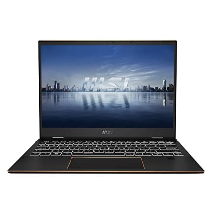 MSI Summit E13 Flip Evo, Intel 13th Gen. i7-1360P, 34CM FHD 120Hz Laptop (16GB/1TB NVMe SSD/Windows 11 Home/Intel Iris/Ink Black/1.39Kg), A13MT-226IN