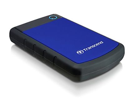 Transcend 2TB External HDD – One Touch auto Backup | RecoveRx Software | USB 3.1 Gen 2 for Windows and Mac | Portable Hard Drive | 3 Yrs. Warranty | Navy Blue – TS2TSJ25H3B