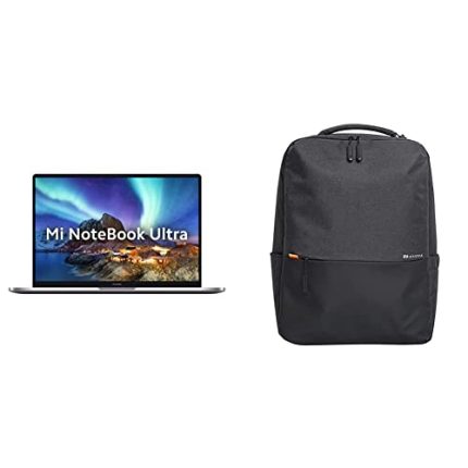 MI Notebook Ultra 3K Resolution Display Intel Core i5-11300H 11th Gen 15.6-inch(39.62 cms) Thin & Light Laptop (i5/8GB/512gb) Waterproof 21L Business Casual Laptop Backpack(Black)