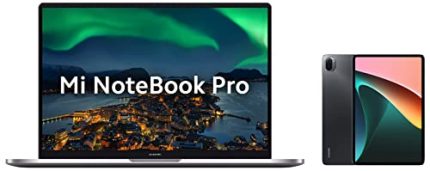 MI Notebook Pro QHD+ IPS Anti-Glare Display Intel Core i5-11300H 11th Gen Thin & Light Laptop & Pad 5 Snapdragon 860 2.5K Resolution, 120Hz Refresh Rate, Dci-P3, 10.95 Inches