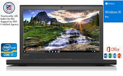 (Renewed) Lenovo Intel 6th Gen Core i7 12.5 Inch(31.75 cms) 1366 x 768 HD Laptop (16GB RAM/1TB HDD/Windows 10 Pro/MS Office/ Intel HD graphics,Black,1.5.0kg) Lenovo ThinkPad X260