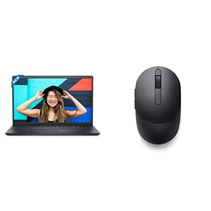 Dell Inspiron 3511 Windows 11 Laptop, Intel i3-1115G4, 8GB DDR4 & 512GB SSD, Win 11 + MSO’21, 15.6″ FHD WVA AG, MS5120W Pro W/L Dual Connectivity Mouse (Bluetooth 5.0/Wireless 2.4G)