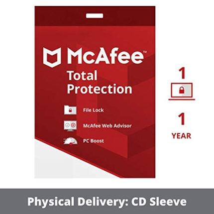 McAfee Total Protection- 1 PC, 1 Year (CD)